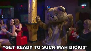 DANCING BEAR – These Sluts Are All About That CFNM Life #YOLO