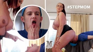 BANGBROS – British MILF Emma Butt Gets Massage From Her Cheeky Stepson Sam Bourne