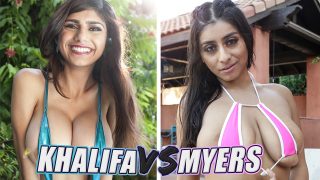 BANGBROS – Battle Of The GOATs: Mia Khalifa VS Violet Myers (Round 2)