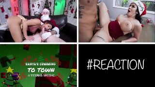 BANGBROS – Kira Perez And Macey Jade Christmas Porn Reaction Video