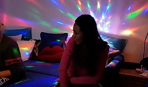 me and jureka in front of the tv.. just a video of 2 pornstars watching the news Featuring Brittany Bardot