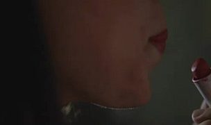 cock sucking epiphany: brunette slobbers over massive hard-on Featuring Tiffany Doll, Seth