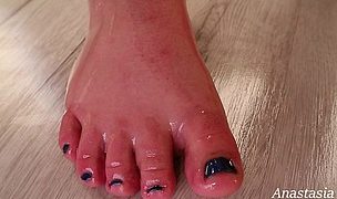 oiled bbw short toes Featuring Anastasia Gree