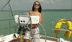 sailor goddess vicky love rescues guy and rides his huge cock on the boat gp370 Featuring Vicky Love, Sabby