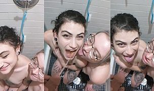 first time drinking piss with my bff Featuring Lydia Black, Kaiia Eve, Master