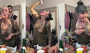 you guys will laugh! this is me goofing off in the dressing room at the perverse family studio.. everyone thinks i’m crazy!!❤❤❤ Featuring Brittany Bardot