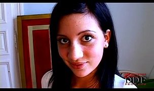 beautiful babe gets naked for you! Featuring Krisztina Banx
