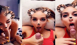 blowjob and facial from my private snapchat! ❤️❤️❤️ Featuring Sweet Bunny