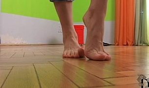 pointing toes and titties! Featuring Monika Kerr