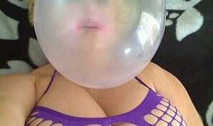 blowing bubbles for you guys Featuring Samantha 38GG