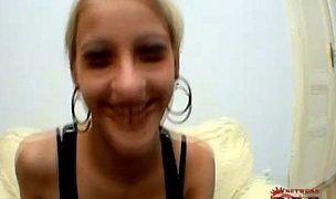she swallows the magic stick! Featuring Justine Ashley