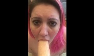 pov dildo gag Featuring BreezyUnicorn