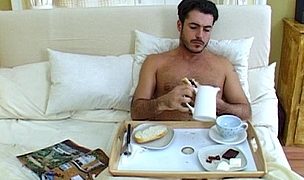 french maid, breakfast in bed. Featuring James Brossman, Caroline Cage
