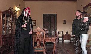 threesome in a dungeon Featuring Pablo Ferrari, Elmilio Ardana, Susy Gala