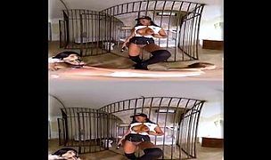 confined & humiliated: lesbian prison guard penetrates inmates Featuring Rina Ellis, Jasmine Webb, Milana Blanc