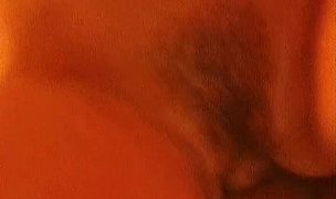 pussy haired andy gets anal in a threesome Featuring
