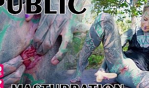 anuskatzz public beach anal masturbation – tattoo teen gapes outdoors – atm, girl solo, prolapse (goth, punk, alt porn) zf069 Featuring Anuskatzz
