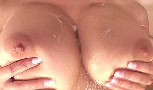 busty brunette lucy has her titties fucked until cum lands on her cleavage gp1301 Featuring Mick Blue, Lucy Angel