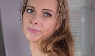 sexy officer kinuski masturbates her sweet shaved pussy and gets fucked gp1250 Featuring Kinuski, Jay Snakes
